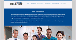 Desktop Screenshot of careers.montefiore.org